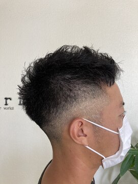 ジェルム ヘアーワークス(germe hair works) フェードスタイル