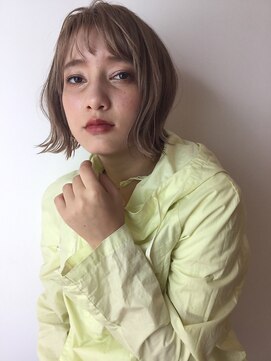 クレアール(CREAR) 【CREAR 橿原 大和八木】pale yellow bob