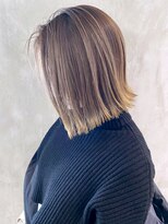 アイティーバイアルバム 八王子店(IT by ALBUM)&nbsp;バレイヤージュボブ_マロンベージュAラインボブ_ba321772