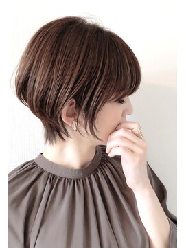 リアン(lien) 【lien自由が丘】30代40代50代大人女性に☆メリハリショートボブ