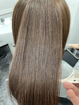 エスカーラ 表参道(THE ESCALA) @aidaman321/酸性ストレート/リタッチ/デザインカラー/