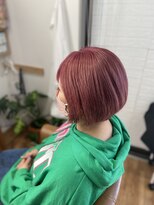 ヘアーアンドスパ アウローラ(AURORA) 艶ピンクカラー