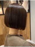 ボブ/10代/20代/30代/40代/ウォームブラウン