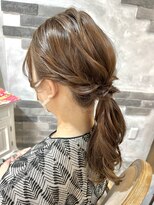 アルモヘアヴォーグ 静岡(ALMO hair VOGUE) 【ALMO】ルーズなローポニー