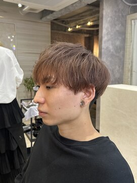 エルバイラビス 大宮(elu by lovis) 【SYUYA】グレーベージュ/メンズマッシュ/マッシュパーマ