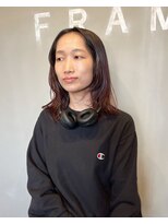 フレーム なんば店(FRAME)&nbsp;ブリーチ履歴を活かしたカラーです^^