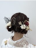 袴着付け♪ヘアセット