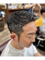 ラボーテイサミヘアーイースト(La.beaut'e ISAMI HAIR EAST) ダークアッシュカルマパーマベリーショート〈理容室〉東浦和