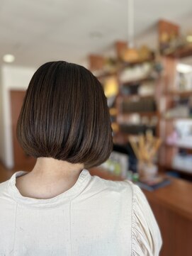 スタジオフィット(STUDIO FITTO) ・ブリーチなしデザインカラーボブ・