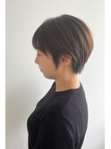 すっきり可愛いショートヘア