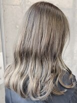 レーベン(LEBEN) 【ブリーチなしダブルカラー】透け感オリーブグレージュ★