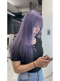 色落ちが白いlavender color