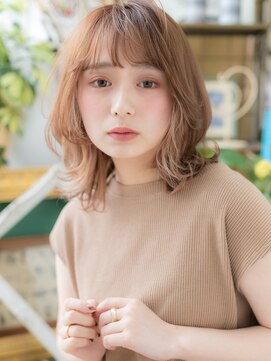 カバーヘア ブリス 上尾西口店(COVER HAIR bliss) 外国人風ハイトーンカラー抜け感小顔ロブc5上尾20代30代40代