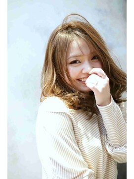 フラッグ(flag) ダブルバング/大人かわいい/メルティカラー