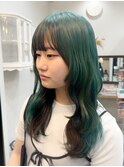 moss green【ブリーチカラー】
