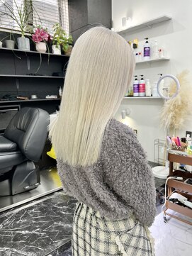 チュダック(ChuDuck) 韓国風《ホワイト》ハイトーン/ケアブリーチ/ダブルカラー