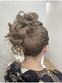 お祭りヘアセット