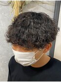 波巻きパーマ