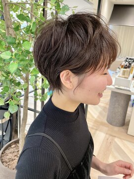 ヨール(YOL) 大人可愛いショート/小顔/ハイライト/白髪ぼかし/30代/40代