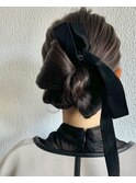 リボンシニヨン