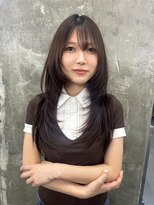 キング 枚方店(K!ng) ハイライトカラーミルクティーベージュレイヤーカット