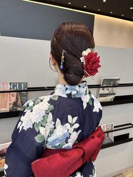 ケーツー 谷町(K-two) 浴衣ヘアセット