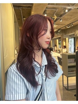 カート バイ デコ(Kurt by DECO) 【masa】ブリーチなしのカシスラベンダーとレイヤーカット!!