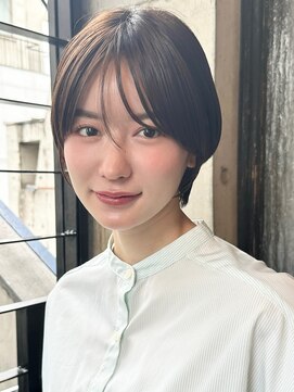 ミンクス 青山店(MINX) ナチュラル耳かけショートヘア 【松下】