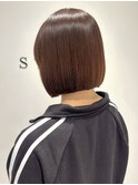 切りっぱなしボブ
