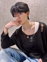 グロー オオミヤ アネックス 大宮(GLROW OMIYA ANNEX) ◆ センターパート大宮メンズ縮毛矯正ダウンパーマ