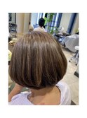 白髪ぼかしハイライト