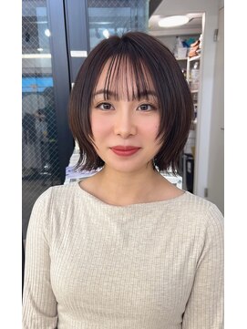 メルバイグラフ 梅田(mel by GRAFF) 【ミニボブ】ナチュラルボブ/ストレートボブ/ショートボブ