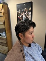 サンアンドマーリィズバーバー 駅前店(SON&MARLEY'S BAR BER) ナチュラル七三スタイル/本厚木/毛流れ