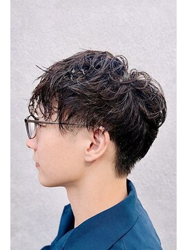 ミューク(mjuk) ニュアンスパーマ × ナチュラルツーブロック