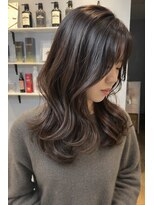 ベルベットヘア 千早店(Velvet hair)&nbsp;髪質改善カラー×くびれレイヤー×グレージュ【みつ】