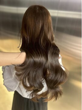 ペレ 原宿(PELE) ダブルカラー/ケアブリーチ/羽エクステ/原宿