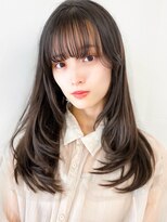 コローレ 佐賀(COLORE)&nbsp;【艶感★シースルーバング】韓国風レイヤーカット大人可愛い