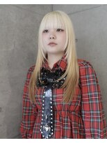 オーオシカシカスペース(OOO YY Space) ロングレイヤー×抜きっぱなしブロンドとグラデーションカラー