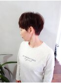 30代40代50代おすすめ シルエットを柔らかくしたベリーショート