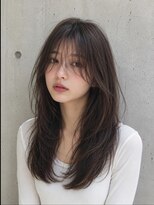 ダル 渋谷/表参道(DAL.)&nbsp;レイヤーカット髪質改善カラー透明感カラー顔まわりカット