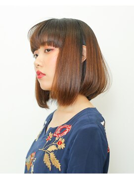 ニコヘアー(niko hair) 逆姫ボブ▼LINEID@vey3047y