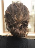 ダウンスタイルヘアセット
