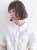 ピンクブラウンボブ