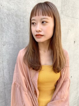 ミィ 表参道(mee.) 【mee.】ブチ　かわいいオン眉ロング　表参道駅3分