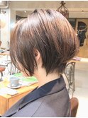 20代30代40代 人気だ前下がりショートボブ【ROJITHA】