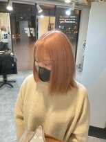 ラフ 難波店(LAFF)&nbsp;#黒髪#ボブルフ#ネビージュ#小顔#ワンレン