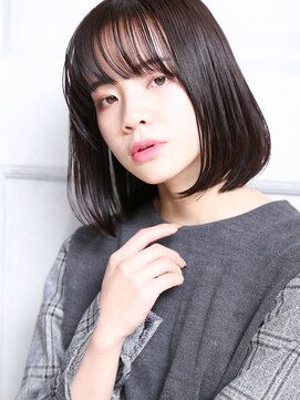 クラッチムク 博多口(CLUTCH muk.) 大人可愛い２０代３０代４０代小顔暗めカラー クールボブ A1