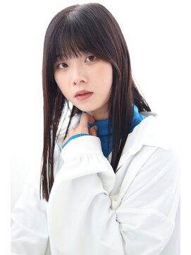 マルシェ(marche) ナチュラル　シンプル　グレージュ　ダークグレージュ　暗髪