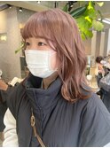 ミルクティーベージュハイトーンカラーケアブリーチダブルカラー