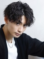 リップスヘアー 渋谷 annex(LIPPS hair)&nbsp;ツイストスパイラルパーマウェーブショートセンターパート